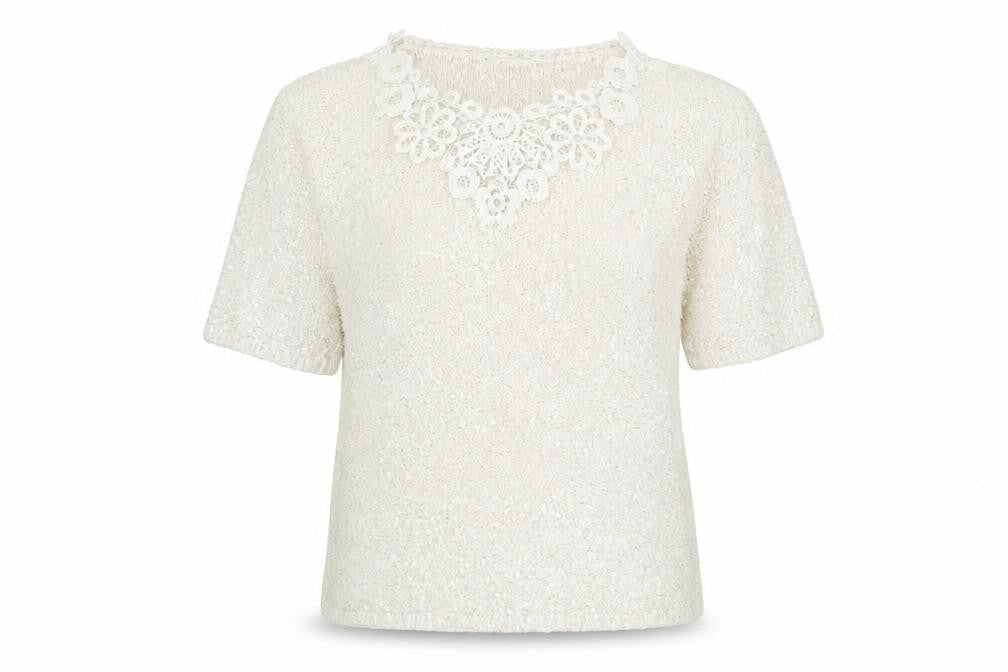 Classic Womens White   Basic T-Shirt Size M
