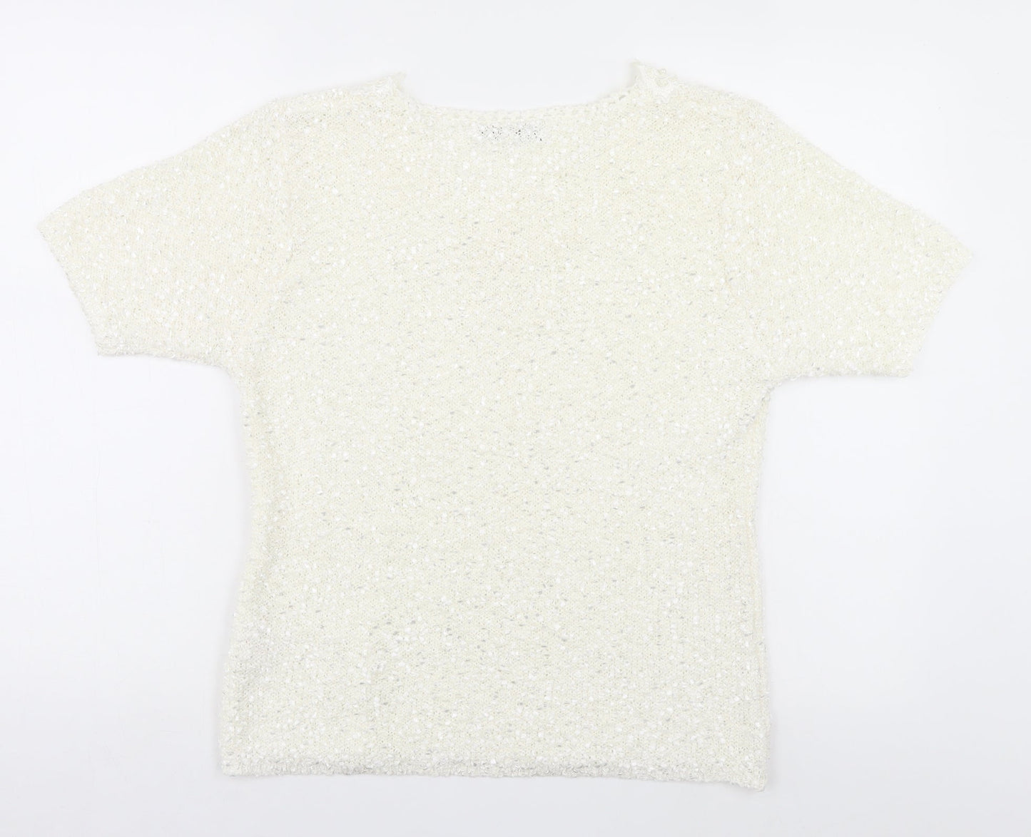 Classic Womens White   Basic T-Shirt Size M