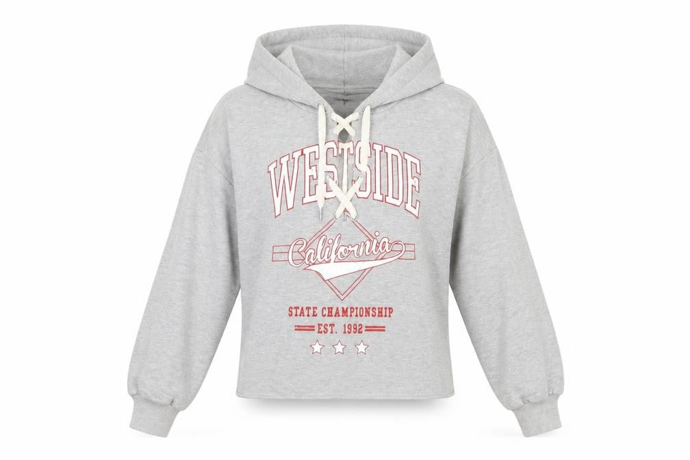 Primark Womens Grey   Pullover Hoodie Size 8