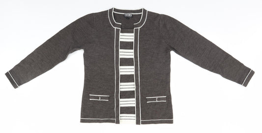 casamia Mens Brown   Pullover Jumper Size S