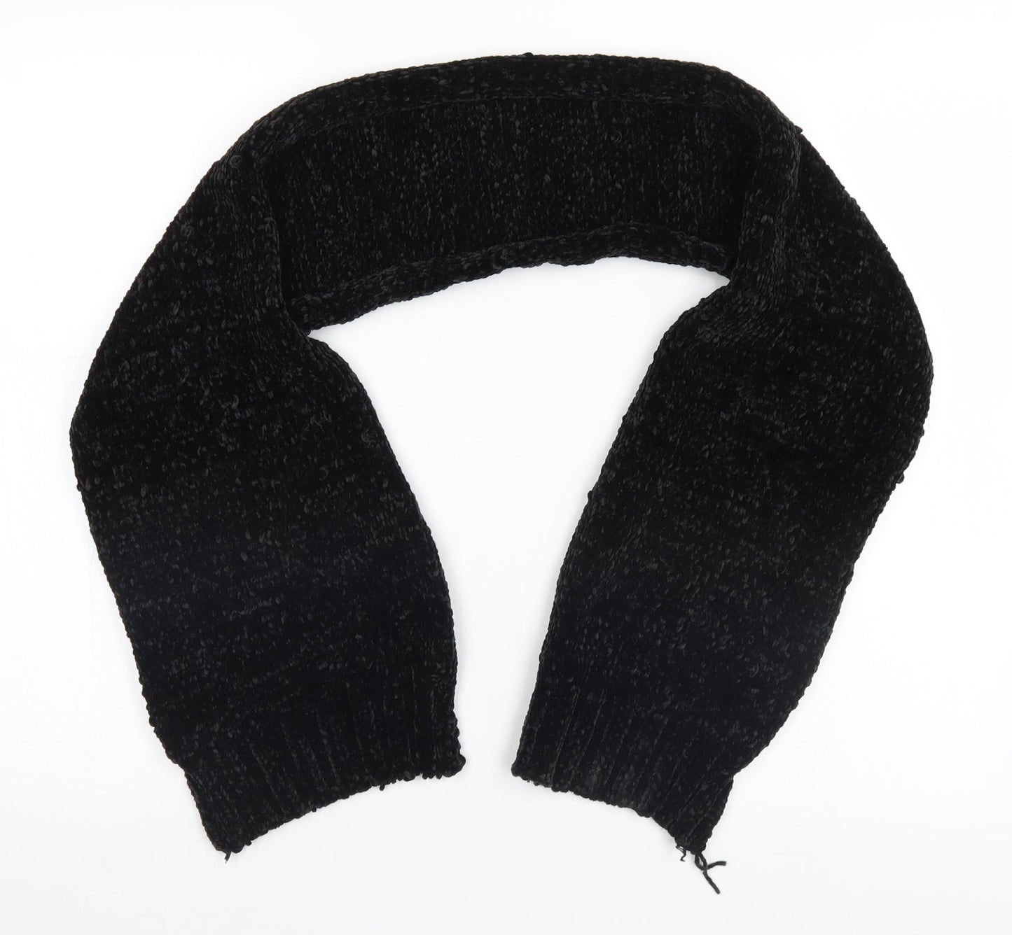 Preworn Womens Black    Scarf