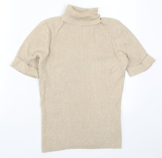 BHS Boys Beige  Knit Pullover Jumper Size 12 Years