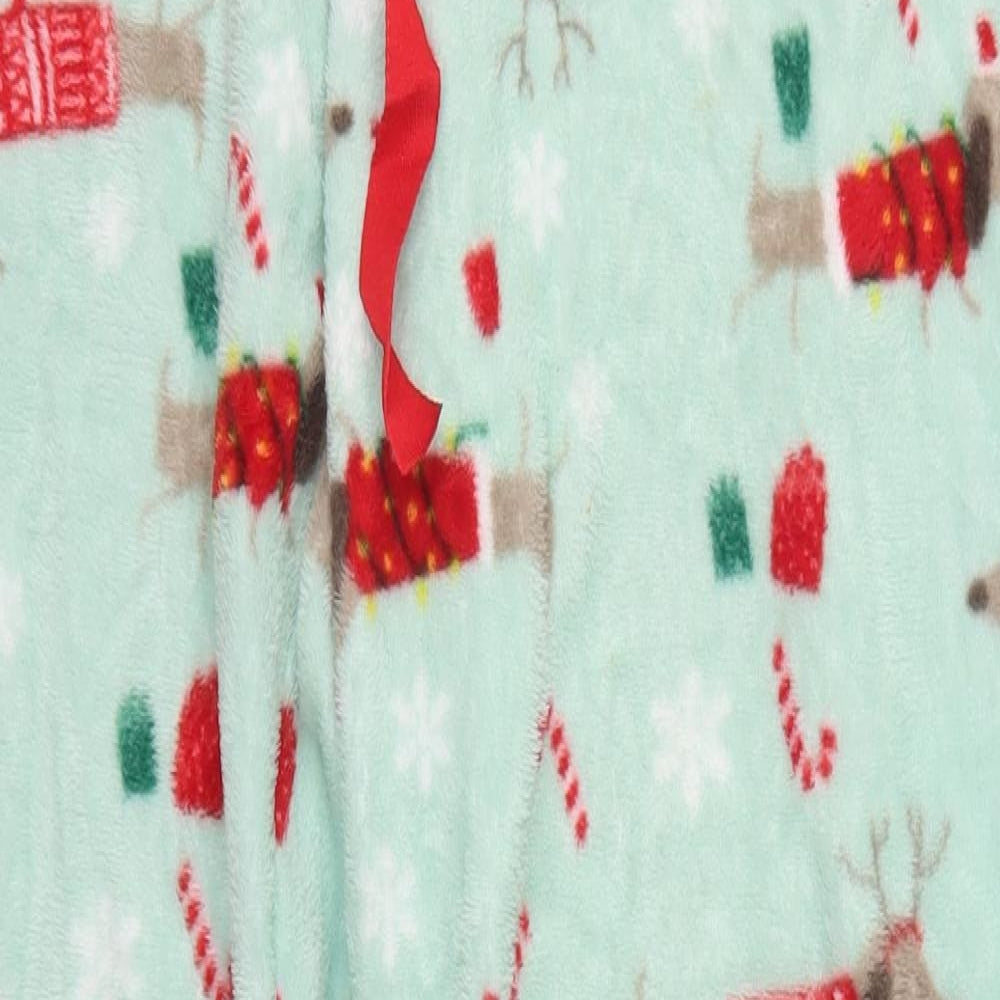 Nightfox Womens Blue   Trousers  Size M L26 in - Christmas Sausage Dog Pyjama Pants