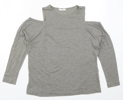 Zara Womens Grey   Basic T-Shirt Size S