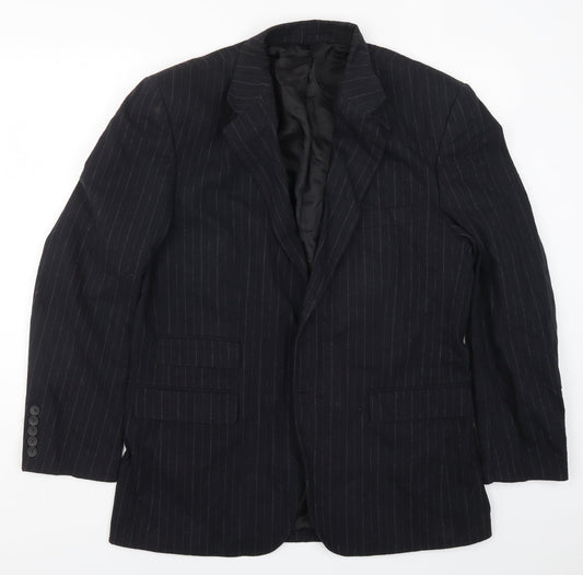 Taylor & Reece Mens Beige Striped  Jacket Suit Jacket Size L
