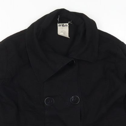 Evie Womens Black   Jacket Coat Size 16