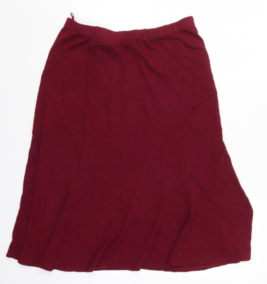 Preworn Womens Pink   Skater Skirt Size 31 in