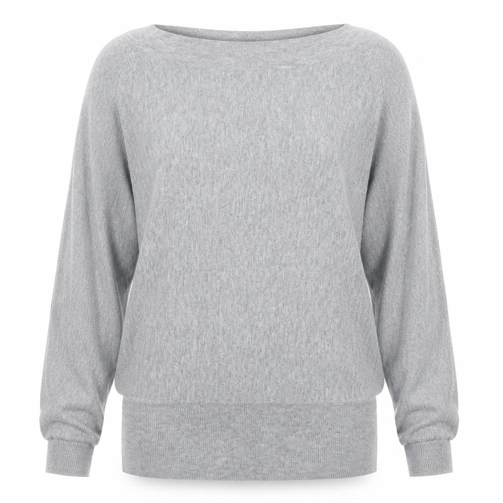 H&M Womens Grey  Knit Pullover Jumper Size 8
