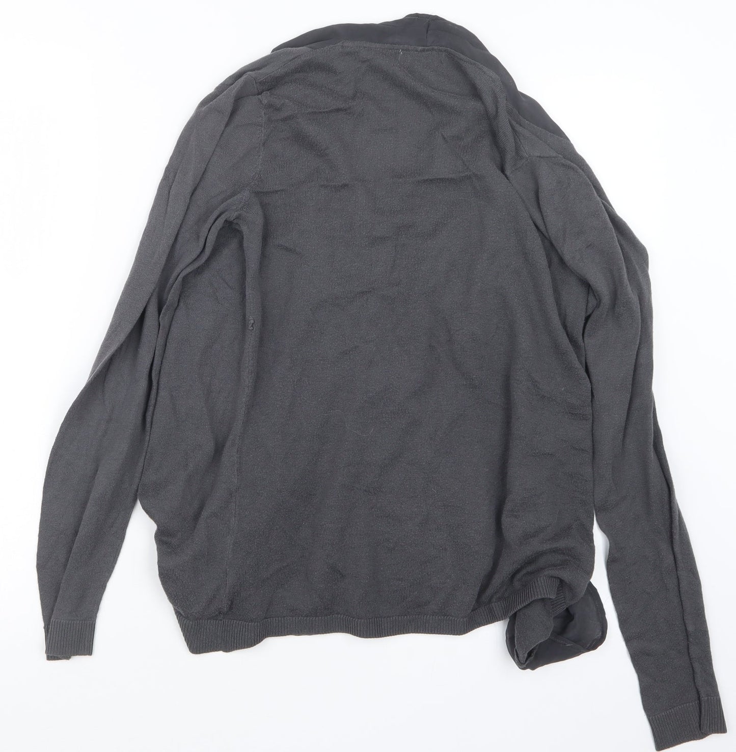Liz Lange Womens Grey   Cardigan Jumper Size M