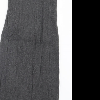 Next Womens Grey   Shirt Dress  Size 8