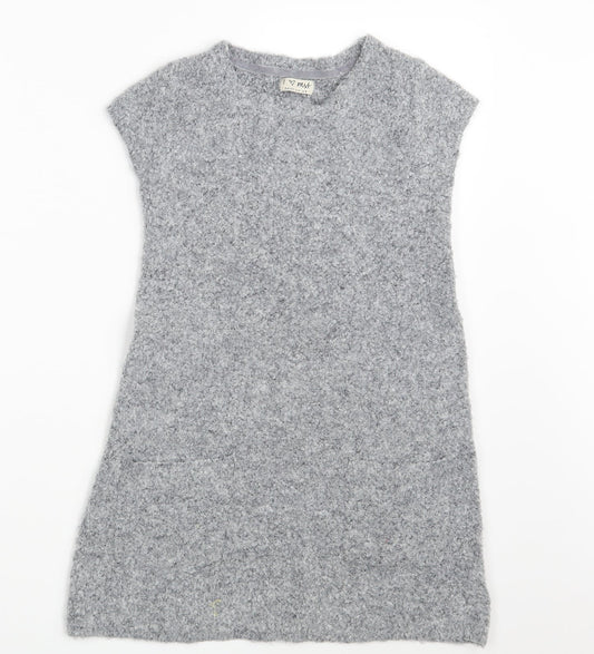 NEXT Girls Grey   Pullover Jumper Size 9 Years