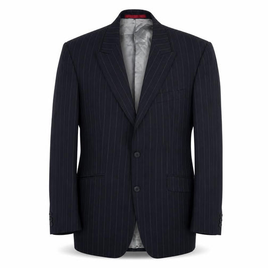 Burton Mens Black Striped  Jacket Blazer Size 40