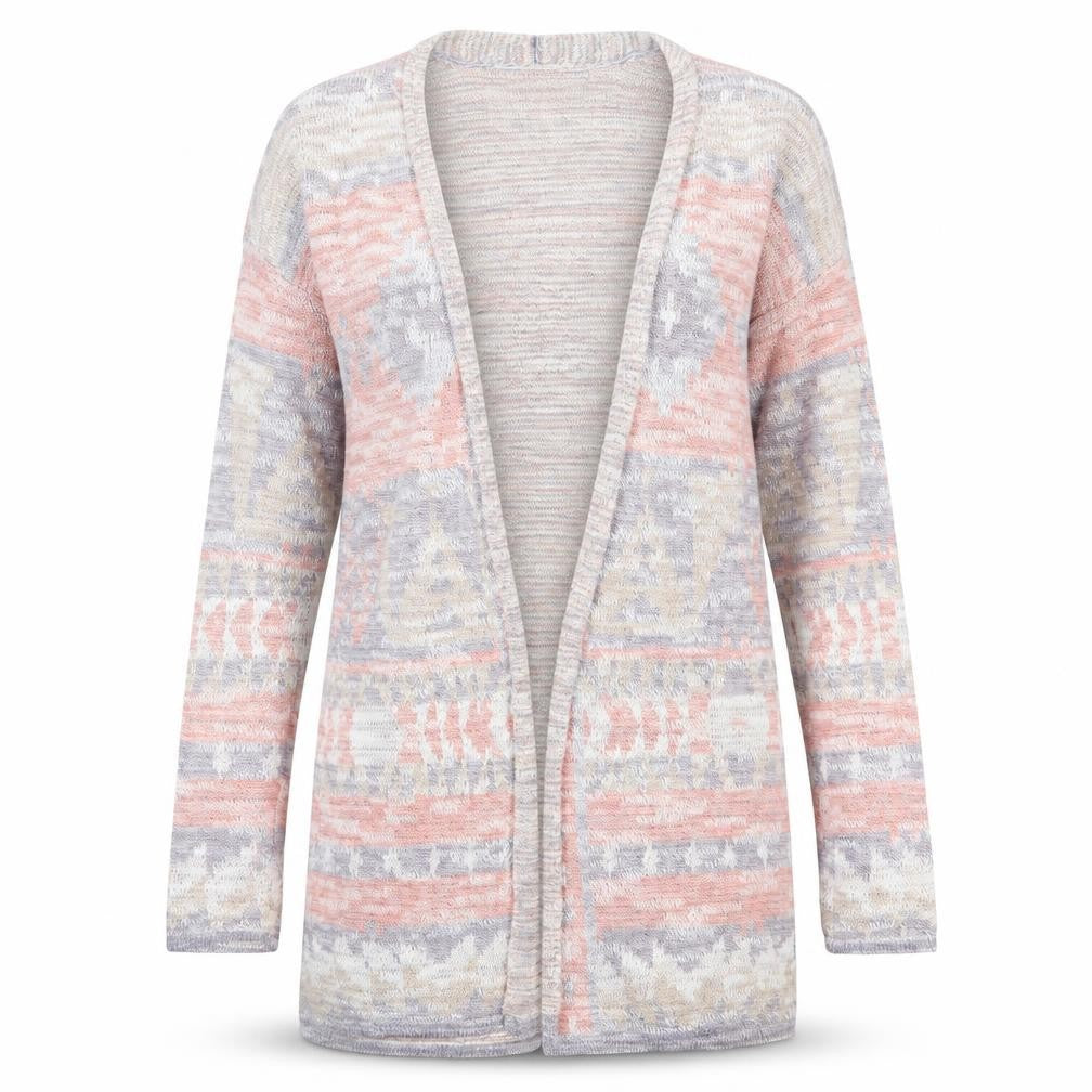 Spirit Womens Multicoloured Argyle/Diamond  Wrap Jumper Size S