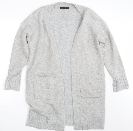 M&S Womens Grey   Wrap Jumper Size S