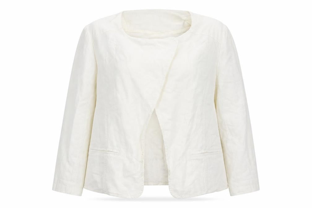 George Womens Ivory   Jacket Blazer Size 14