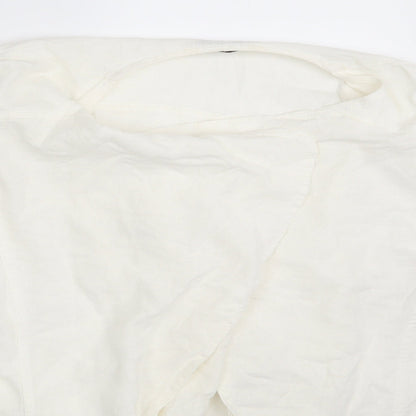 George Womens Ivory   Jacket Blazer Size 14