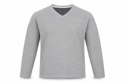 Cedar Wood State Mens Grey  Fleece Pullover Sweatshirt Size M