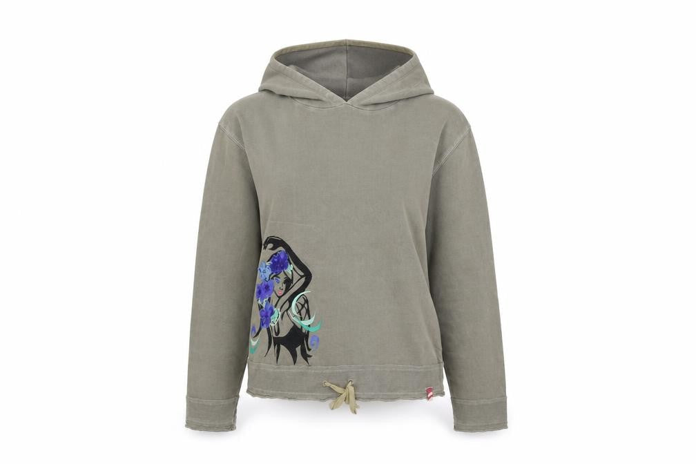 WOMbat Womens Brown   Pullover Hoodie Size S
