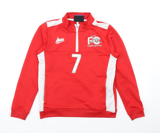 Avec Boys Red   Pullover Sweatshirt Size M
