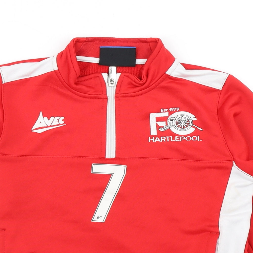 Avec Boys Red   Pullover Sweatshirt Size M