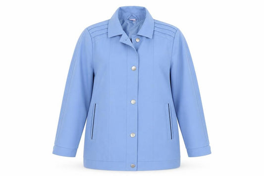 Amalina Womens Blue   Overcoat Coat Size 16