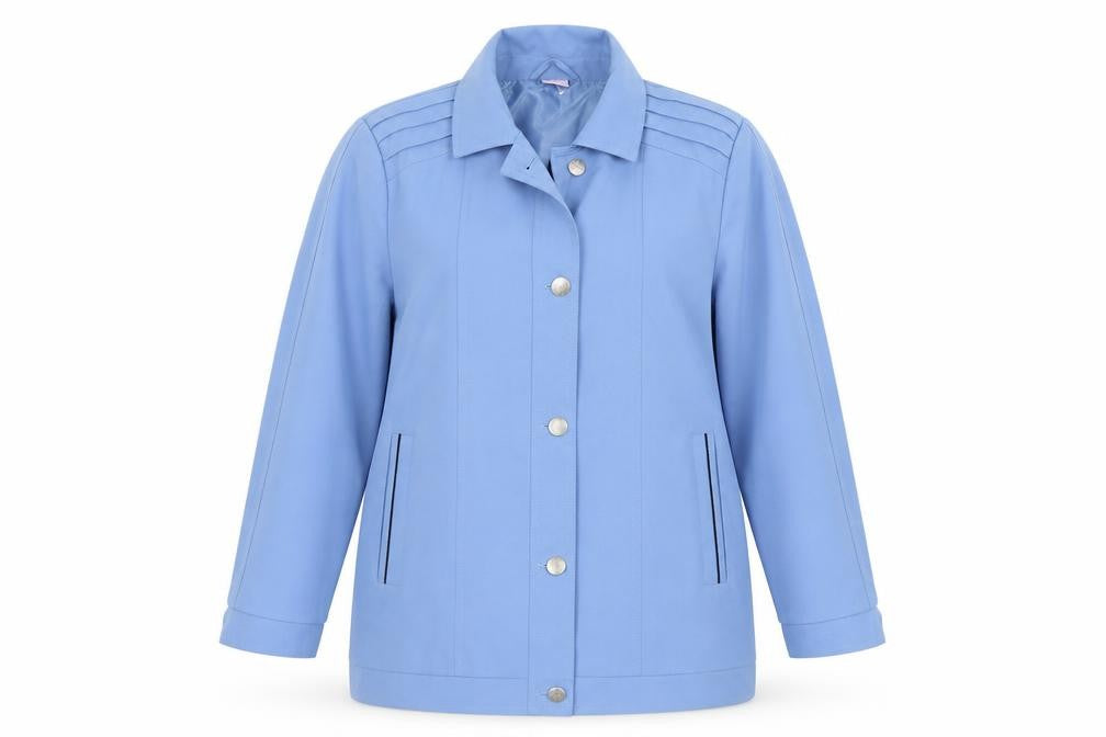Amalina Womens Blue   Overcoat Coat Size 16
