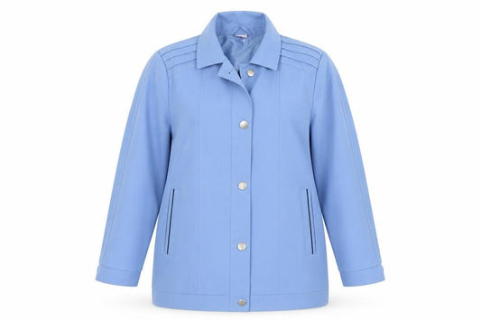 Amalina Womens Blue   Overcoat Coat Size 16