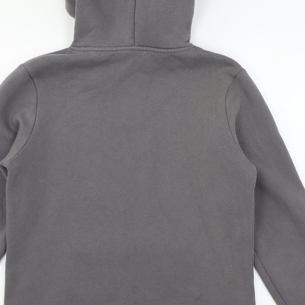 Just Hype Womens Grey  Jersey Pullover Hoodie Size 10