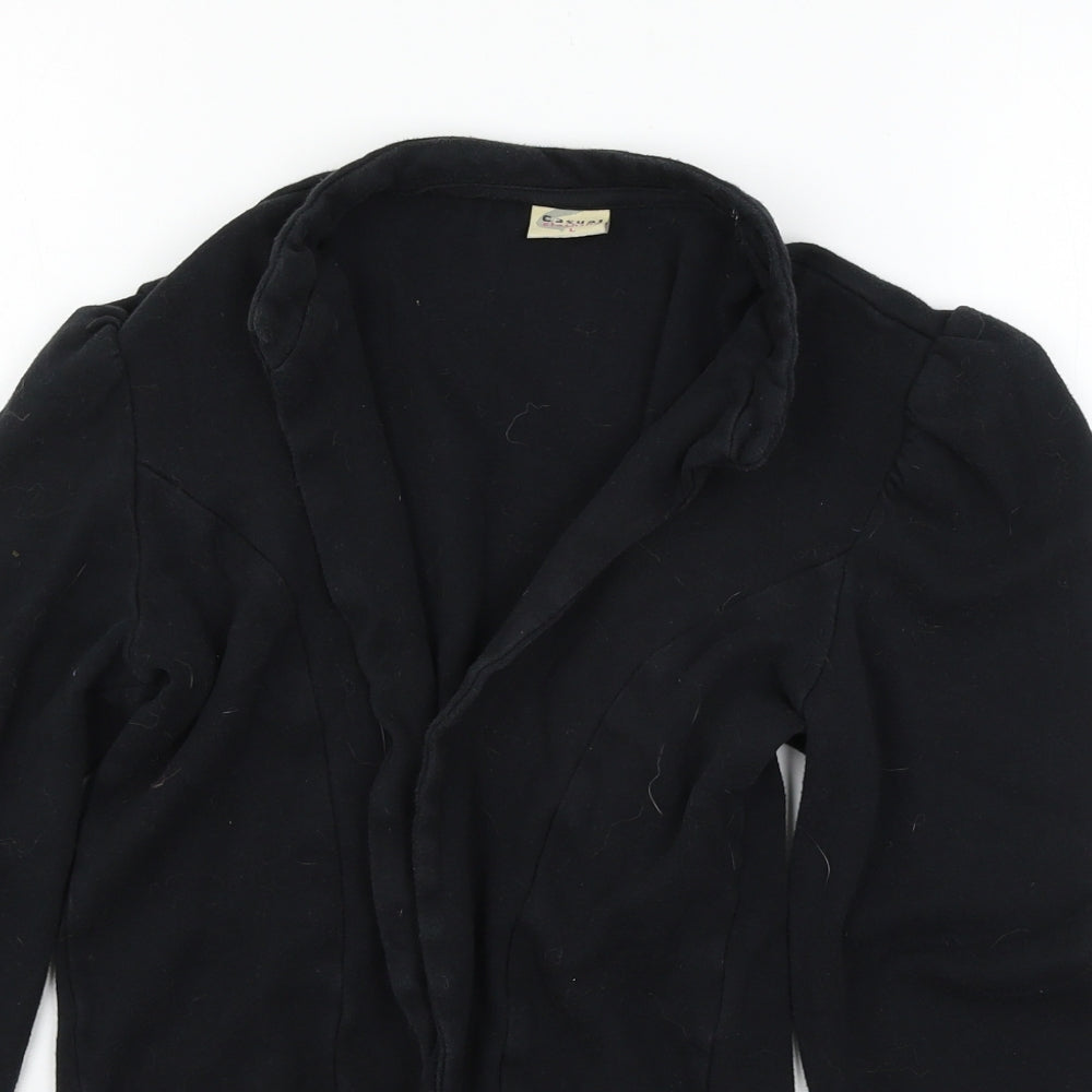 Casual Clothing Girls Black  Jersey Jacket  Size L