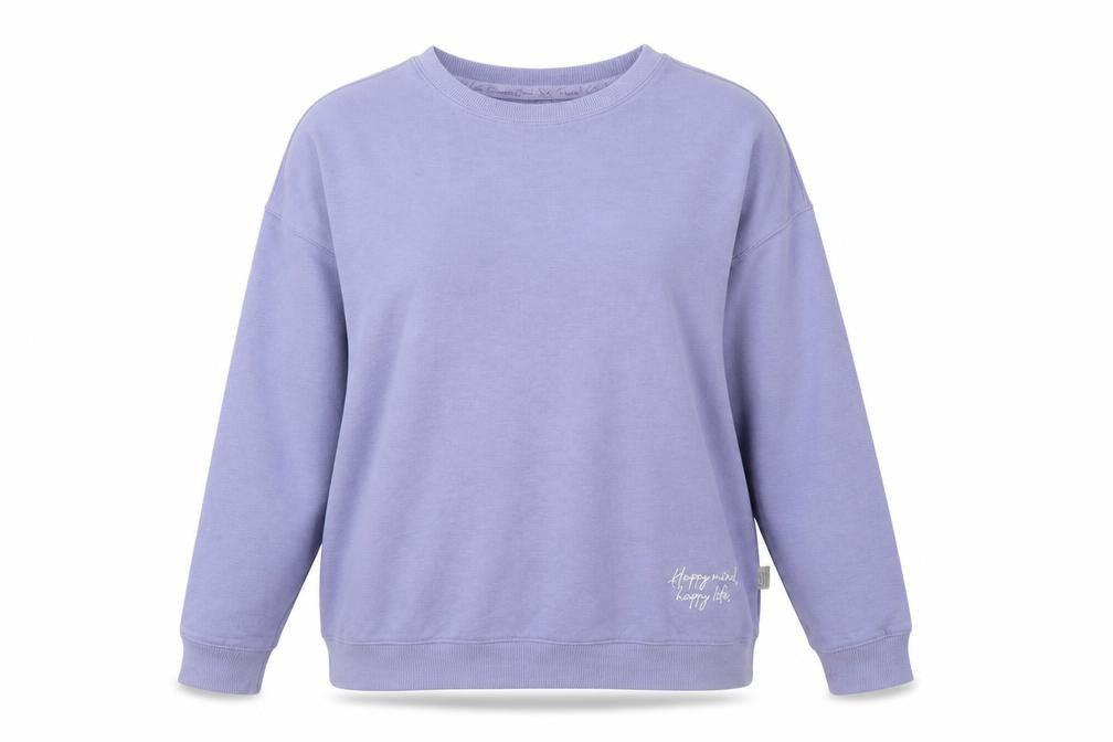 Love To Lounge Womens Blue Solid Jersey Top Pyjama Top Size 10