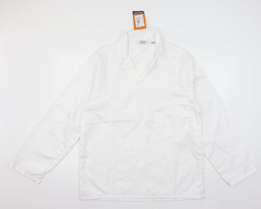 Portwest Mens White    Button-Up Size M  - Pullover