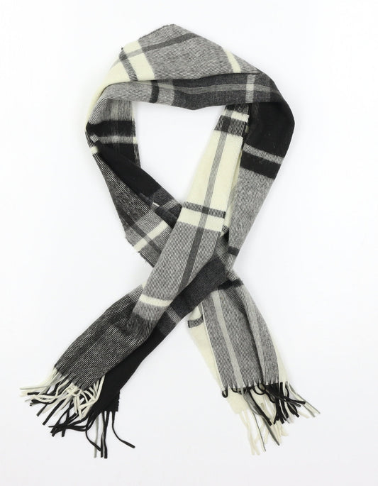 Preworn Womens Multicoloured Plaid Knit  Scarf