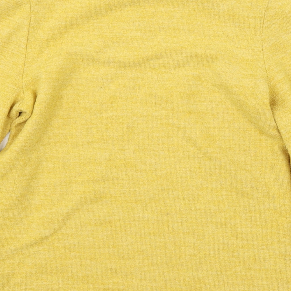 NEXT Womens Yellow  Jersey Pullover Jumper Size 6