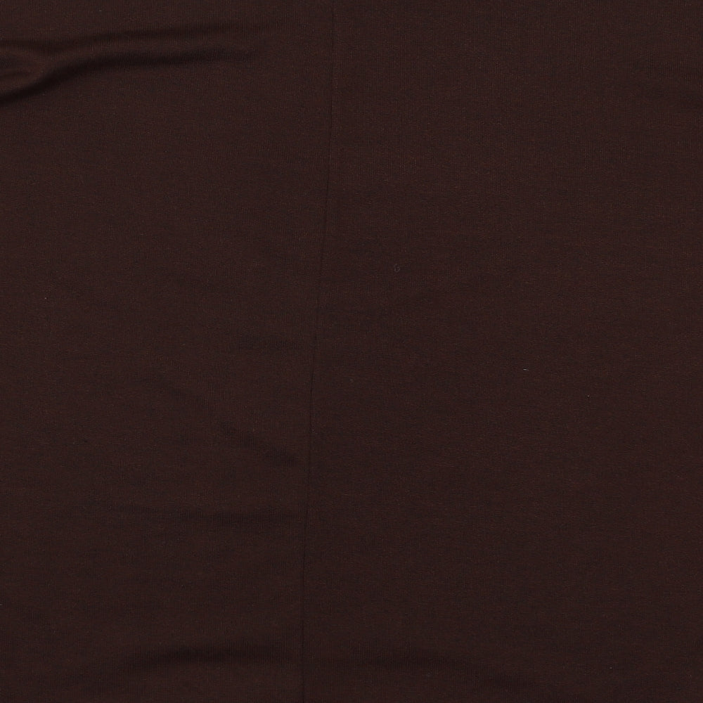 Zanza Womens Brown  Knit Pullover Jumper Size XL