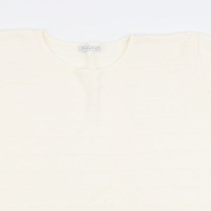 Berkertex Womens White   Basic T-Shirt Size 14