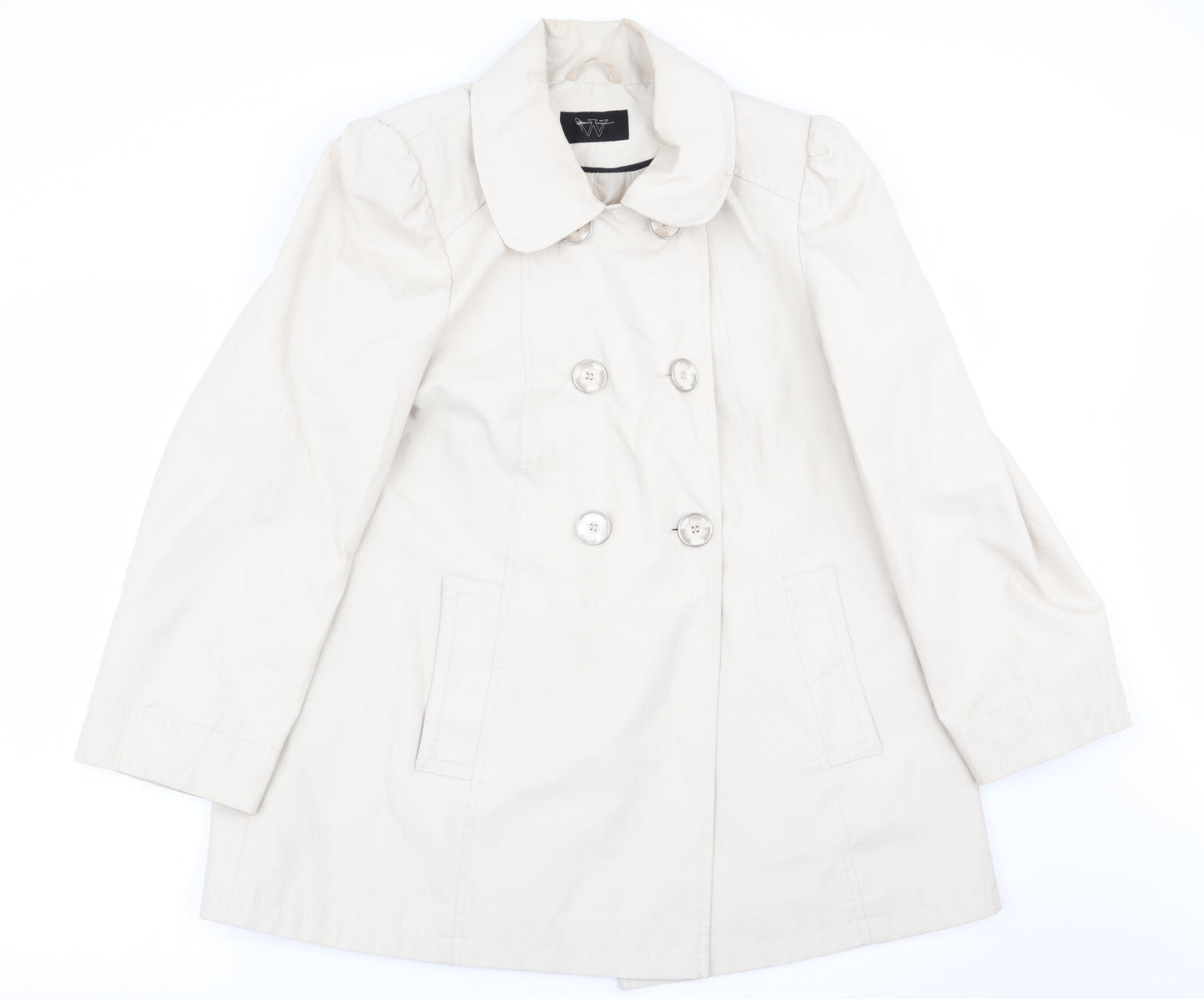 BHS Womens Beige   Jacket Coat Size 14
