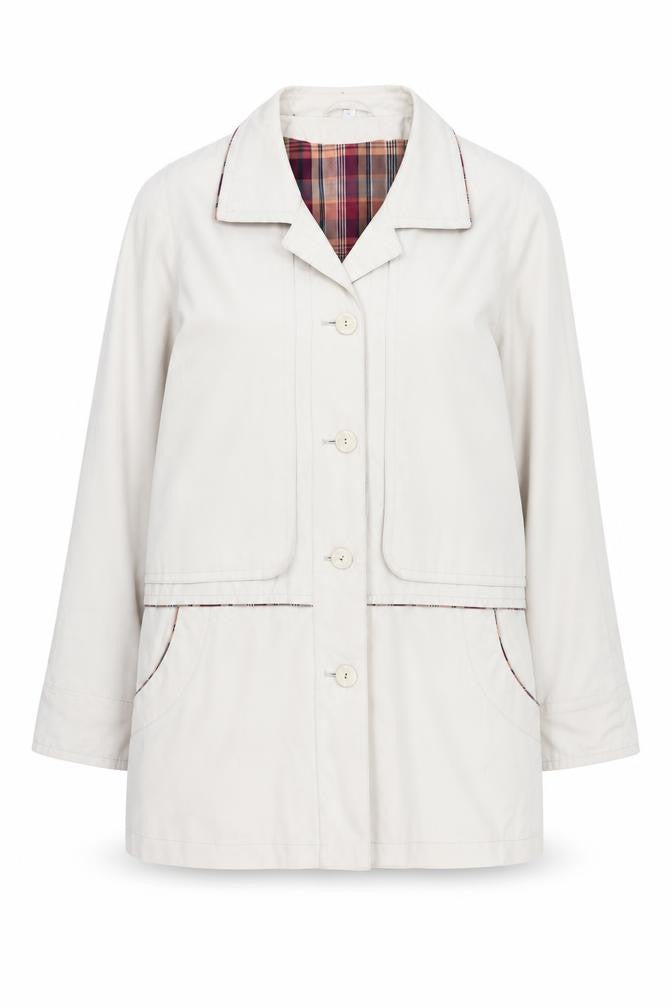 compliments Womens Beige   Overcoat Coat Size 12