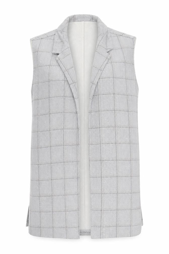 New Look Womens Grey Check  Jacket  Size 14