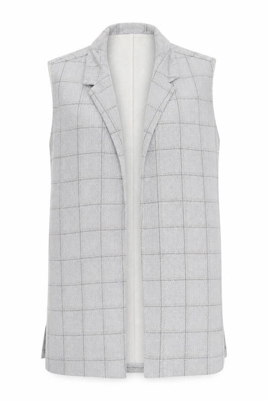 New Look Womens Grey Check  Jacket  Size 14