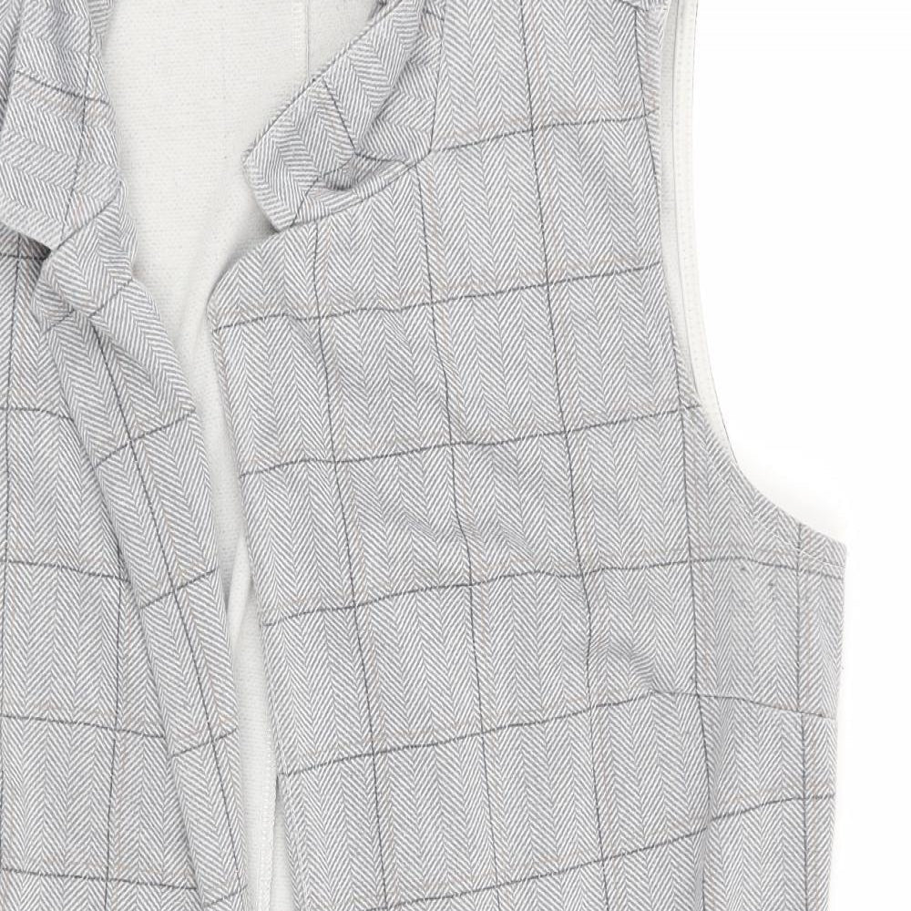 New Look Womens Grey Check  Jacket  Size 14