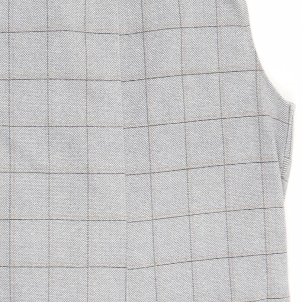 New Look Womens Grey Check  Jacket  Size 14