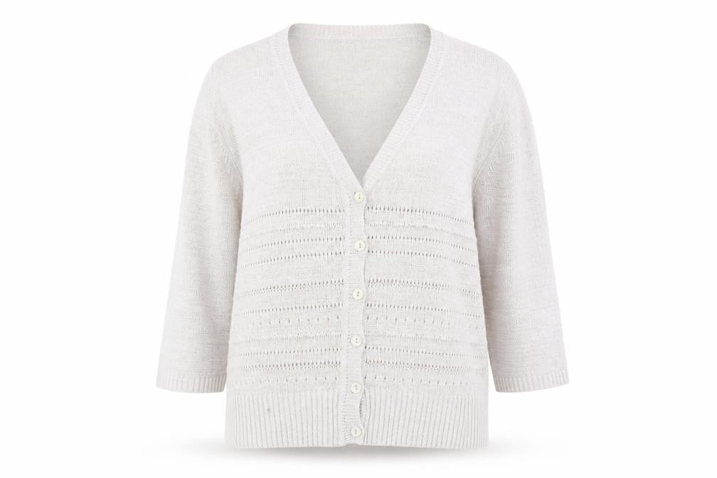 Bonmarché Womens Beige Cardigan Jumper Size L