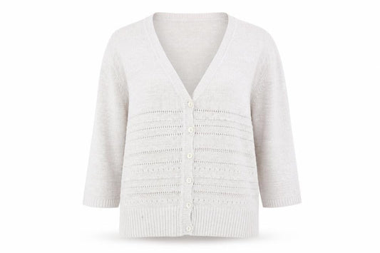 Bonmarché Womens Beige Cardigan Jumper Size L