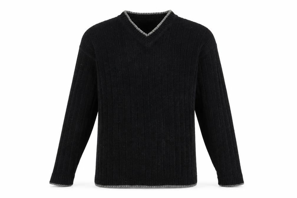 Cedarwood State Mens Black Pullover Jumper Size M