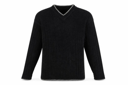 Cedarwood State Mens Black Pullover Jumper Size M