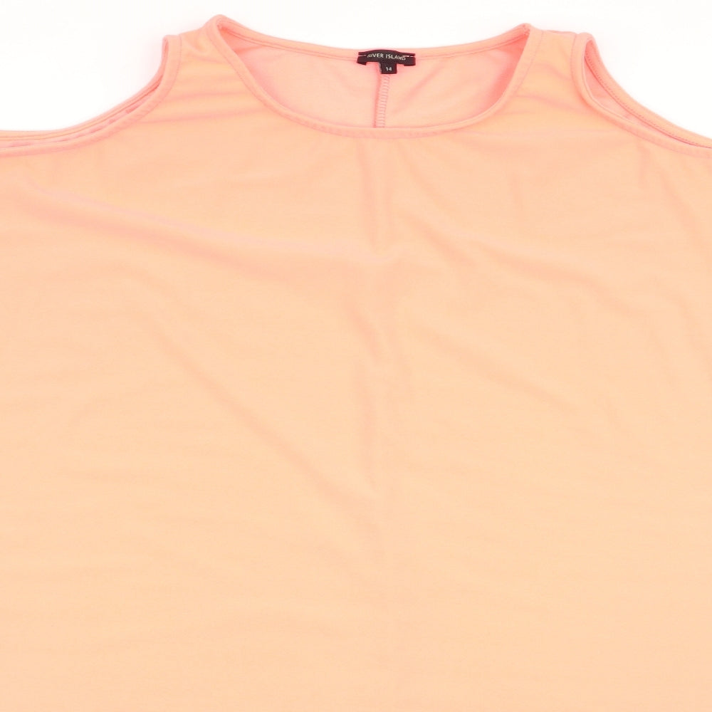 River Island Womens Orange   Fit & Flare  Size 14