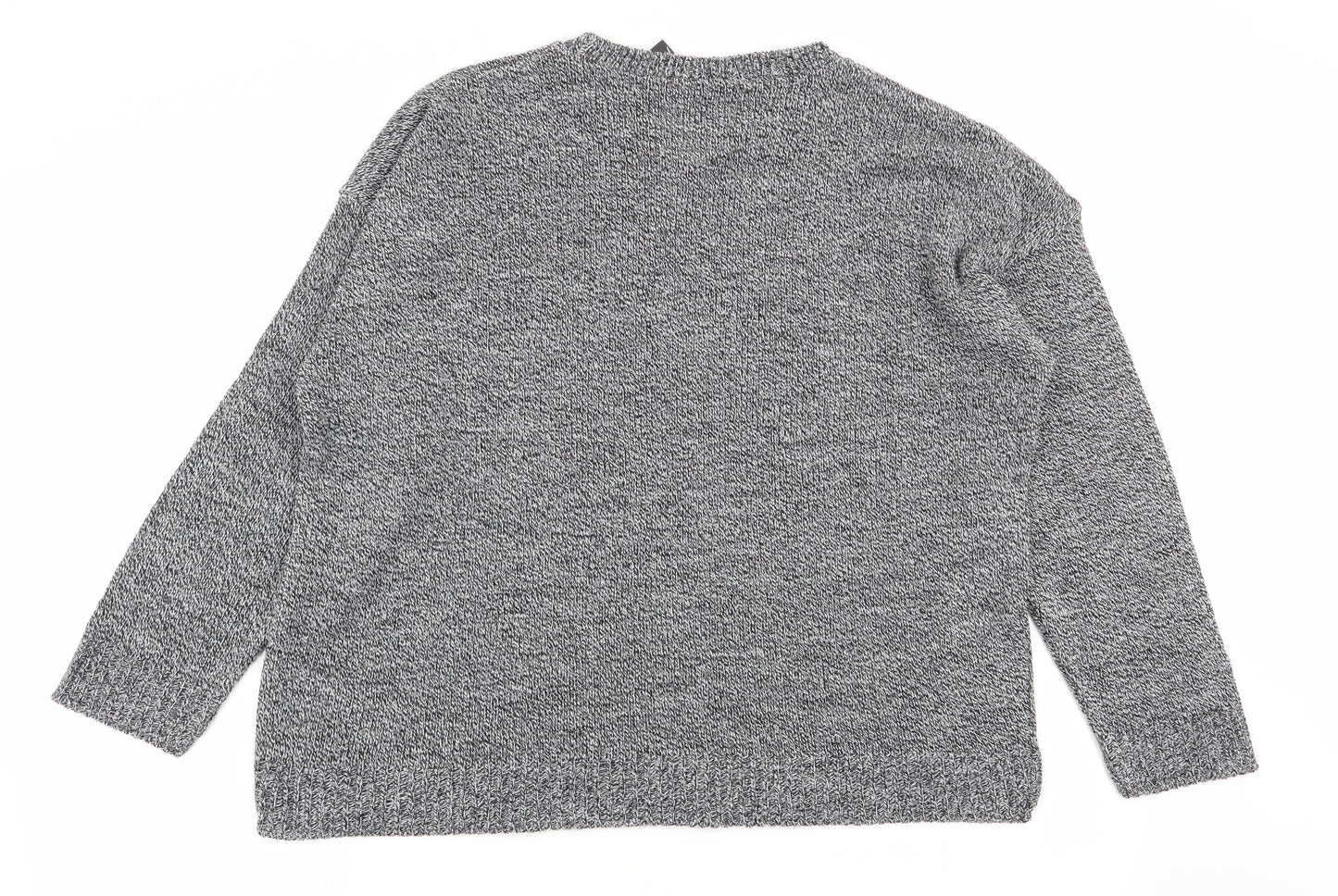 nastygal Womens Grey   Pullover Jumper Size L