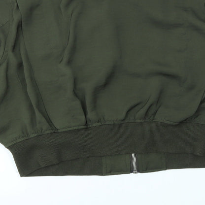 H&M Womens Green   Jacket Coatigan Size 8