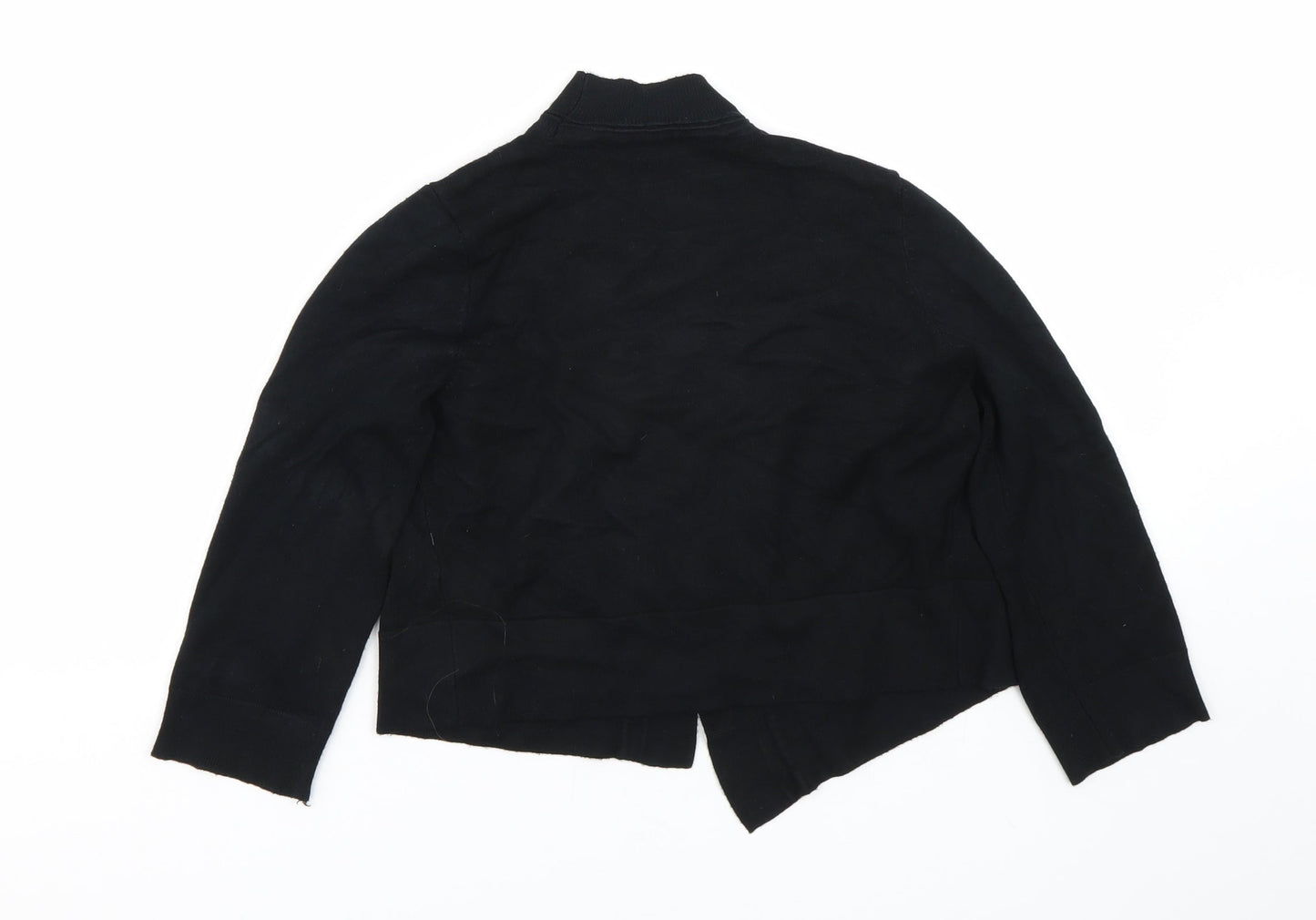 Evolution Womens Black   Cape Jumper Size S