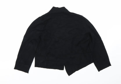 Preloved Evolution Womens Black   Cape Jumper Size S - Back